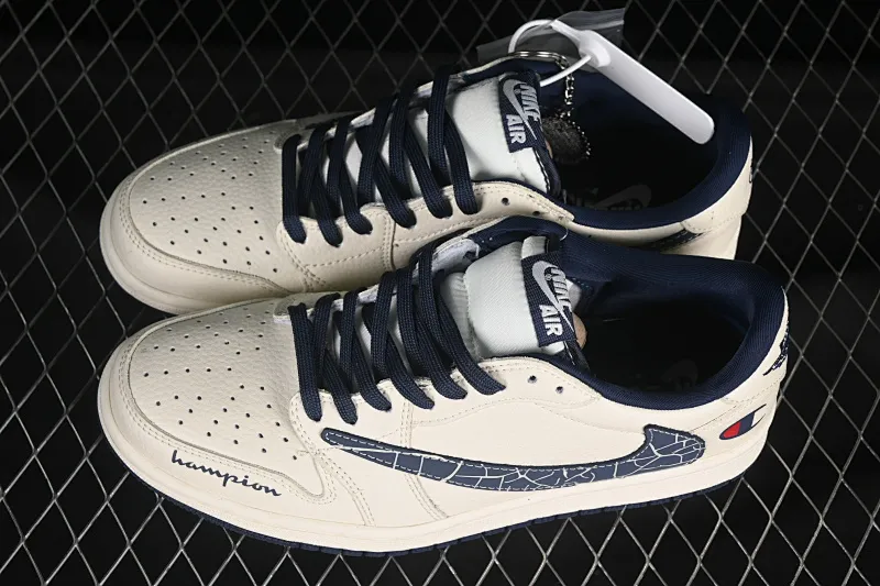 All categories Air Jordan Jordan series basketball shoes Air Jordan 1 Low High-end customized low-top sneakers Travis Scott x Fragment Design x Air Jordan 1 Low OG SP AJ1 Joe 1 championship joint crack hook low-top cultural casual sneakers LD2025-015